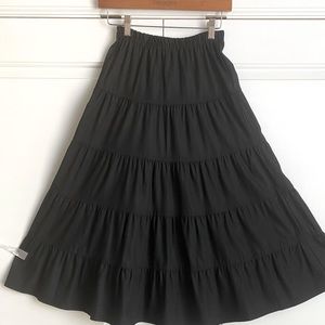 Girls Ankle Length Long Denim Jeans Skiirt